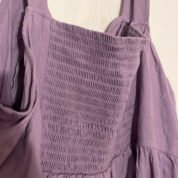 Eloquii Elements Linen Maxi Summer Plus Dress sz26 - Picture 4 of 5